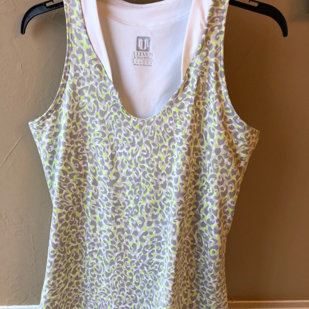 Tennis top - Eleven cheetah print